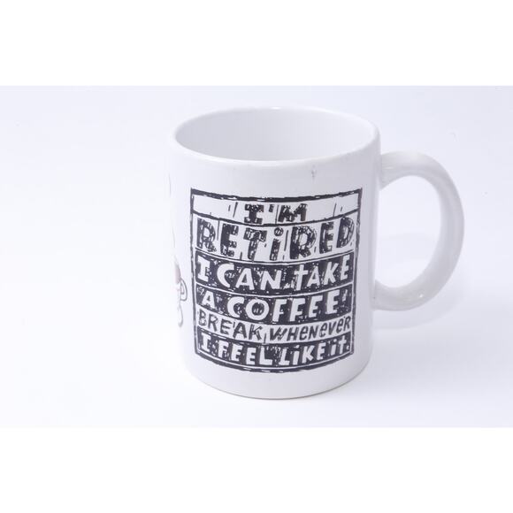 I'm Retired I Can Take A Coffee Break Whenever I Feel Like It, Shoebox, Coffee - Picture 1 of 3